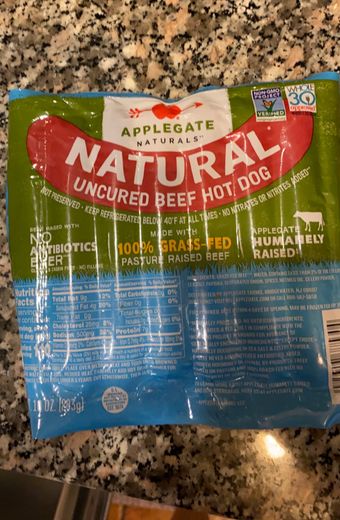 Hormel Foods Corporation , NATURAL UNCURED BEEF HOT DOG, UNCURED BEEF, barcode: 0025317775304, has 0 potentially harmful, 0 questionable, and
    0 added sugar ingredients.