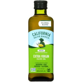 California Olive Ranch, Inc., RESERVE 100% CALIFORNIA EXTRA VIRGIN OLIVE OIL, RESERVE, barcode: 0850687100025, has 0 potentially harmful, 0 questionable, and
    0 added sugar ingredients.