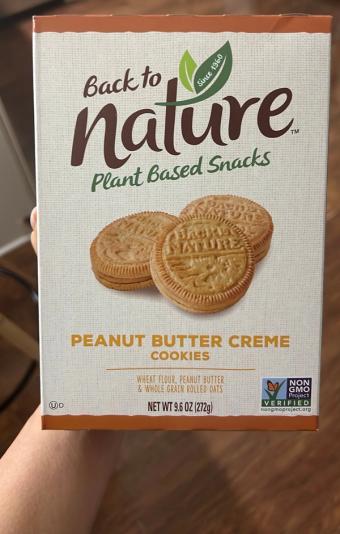 The Bearington Collection, PEANUT BUTTER CREME COOKIES PLANT BASED SNACKS, PEANUT BUTTER CREME, barcode: 0819898011018, has 1 potentially harmful, 4 questionable, and
    1 added sugar ingredients.