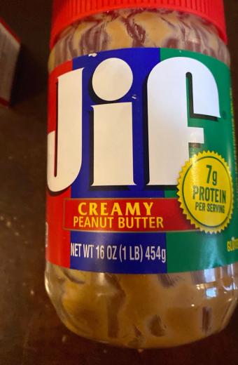 Jif, Jif Peanut Butter 16 oz, barcode: 0051500255162, has 1 potentially harmful, 1 questionable, and
    2 added sugar ingredients.