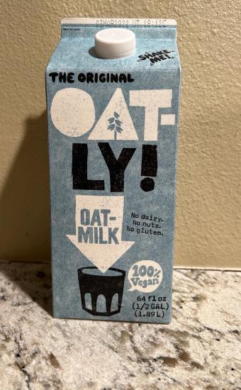 Oatly, Inc., OATMILK, barcode: 0190646641016, has 2 potentially harmful, 2 questionable, and
    0 added sugar ingredients.