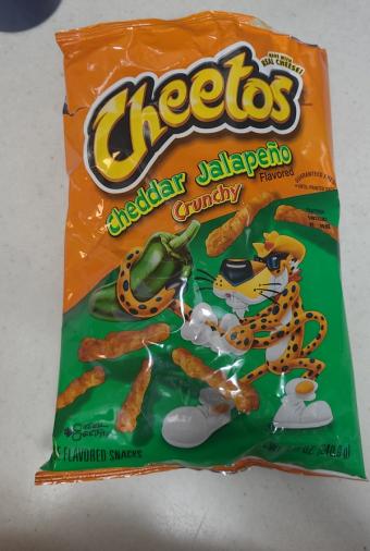 Frito-lay Company, CHEDDAR JALAPENO FLAVORED CRUNCHY CHEESE FLAVORED SNACKS, CHEDDAR JALAPENO CRUNCHY, barcode: 0028400589888, has 9 potentially harmful, 9 questionable, and
2 added sugar ingredients.