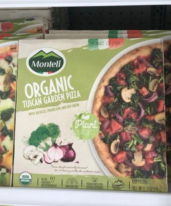 Monteli, Monteli Organic Tuscan Garden Pizza 15.31 oz, barcode: 8014294302117, has 0 potentially harmful, 2 questionable, and
    2 added sugar ingredients.