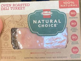 Hormel Foods Corporation, OVEN ROASTED DELI TURKEY, barcode: 0037600132602, has 1 potentially harmful, 0 questionable, and
1 added sugar ingredients.
