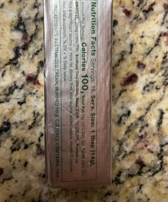 Gs1 Ireland, UNSALTED PURE IRISH BUTTER, UNSALTED, barcode: 0767707001258, has 0 potentially harmful, 0 questionable, and
    0 added sugar ingredients.