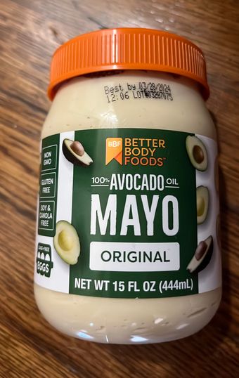 Betterbody Foods, Betterbody Foods Original Mayo 15 Oz, barcode: 0856260006999, has 0 potentially harmful, 1 questionable, and
1 added sugar ingredients.