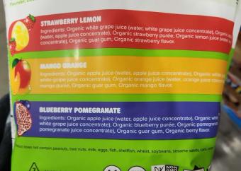 Deebee's Organics, Organic Superfruit Freezie, barcode: 0838913000271, has 0 potentially harmful, 3 questionable, and
0 added sugar ingredients.