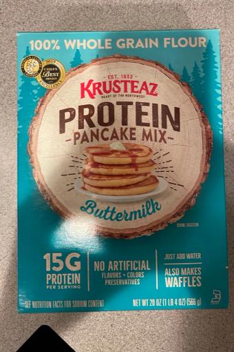Continental Mills, Inc. , BUTTERMILK PROTEIN PANCAKE MIX, BUTTERMILK, barcode: 0041449471792, has 3 potentially harmful, 1 questionable, and
2 added sugar ingredients.