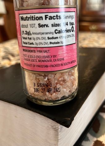 Ambassador Cards, HIMALAYAN PINK SALT CRYSTALS WITH GRINDER, barcode: 0000000930826, has 0 potentially harmful, 0 questionable, and
    0 added sugar ingredients.