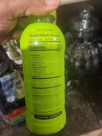 Prime, Prime Hydration Lemon Lime, barcode: 0850003560410, has 2 potentially harmful, 4 questionable, and
0 added sugar ingredients.