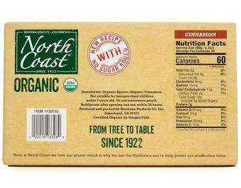 North Coast, Organic Applesauce with Cinnamon, barcode: 022014031047, has 0 potentially harmful, 0 questionable, and
    0 added sugar ingredients.