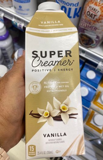 Super Creamer, Super Creamer Vanilla Creamer 25.4 Fl Oz, barcode: 0860545000312, has 0 potentially harmful, 3 questionable, and
1 added sugar ingredients.
