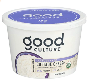 Good Culture, Good Culture Organic Lactose Free Cottage Cheese, barcode: 0850011288245, has 0 potentially harmful, 0 questionable, and
    0 added sugar ingredients.