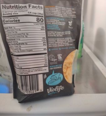 Violife, Violife Cheddar Cheese Alternative 8 oz, barcode: 0810934030215, has 0 potentially harmful, 3 questionable, and
0 added sugar ingredients.