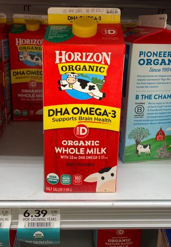 Danone Us, Llc, VITAMIN D ORGANIC WHOLE MILK, barcode: 0742365264474, has 0 potentially harmful, 0 questionable, and
    0 added sugar ingredients.