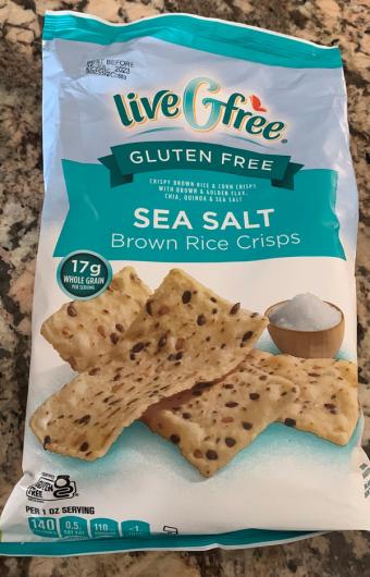 Live G Free, Live G Free Gluten Free Sea Salt Brown Rice Crisps, barcode: 4061464036710, has 0 potentially harmful, 2 questionable, and
1 added sugar ingredients.