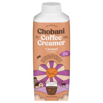 Chobani, Inc., Chobani Caramel Coffee Creamer, barcode: 0818290017055, has 0 potentially harmful, 1 questionable, and
    1 added sugar ingredients.
