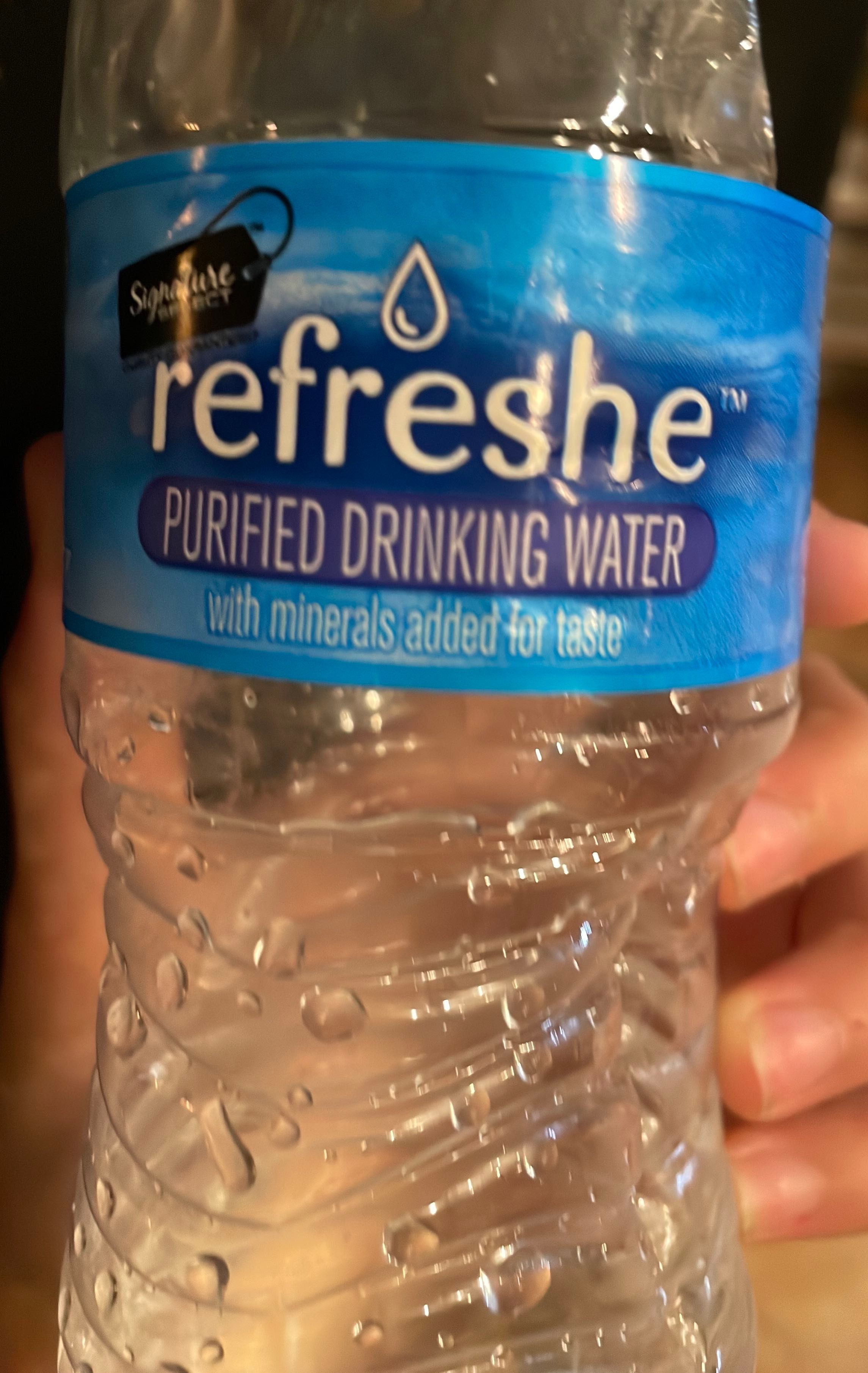 REFRESHE, JEWEL-OSCO, PURIFIED DRINKING WATER