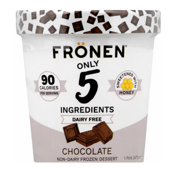 Fronen, Fronen Chocolate Ice Cream, barcode: 0081218403003, has 0 potentially harmful, 0 questionable, and
    1 added sugar ingredients.