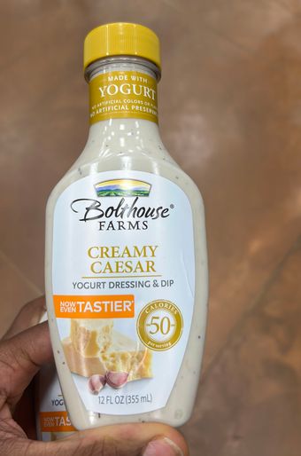 Bolthouse Farms, Bolthouse Farms Creamy Caesar Yogurt Dressing & Dip 12 Fl Oz, barcode: 0071464022778, has 2 potentially harmful, 2 questionable, and
0 added sugar ingredients.