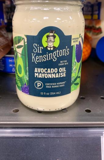 Sir Kensington's, Sir Kensington's Avocado Oil Mayonnaise 12 oz, barcode: 0048001013568, has 0 potentially harmful, 1 questionable, and
0 added sugar ingredients.