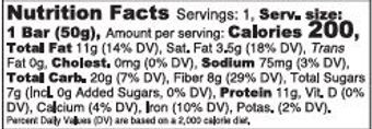 Bodybar, BodyBar Protein Chocolate Brownie , barcode: 0860003020609, has 0 potentially harmful, 0 questionable, and
    0 added sugar ingredients.