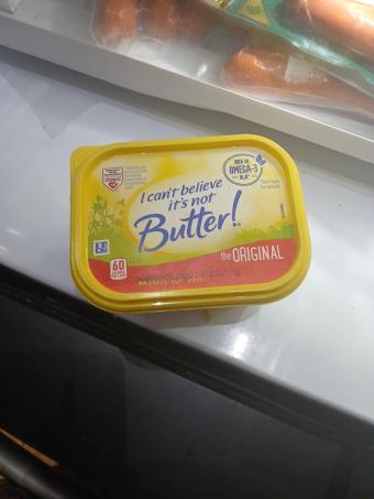 Upfield Us Inc, I CAN'T BELIEVE IT'S NOT BUTTER!, 45% VEGETABLE OIL SPREAD, ORIGINAL, barcode: 0040600345002, has 1 potentially harmful, 3 questionable, and
0 added sugar ingredients.