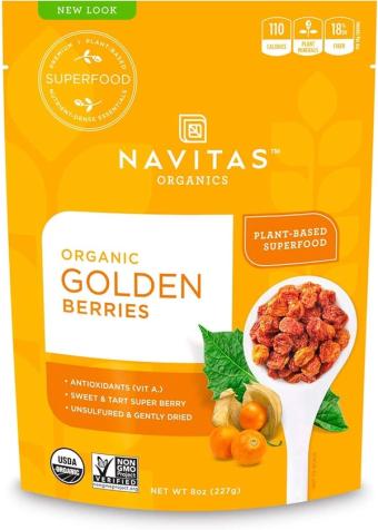 Navitas, Llc, NAVITAS NATURALS, POWER SNACKS, LEMON GOLDENBERRY, barcode: 0811961020040, has 0 potentially harmful, 1 questionable, and
    0 added sugar ingredients.