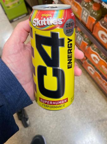 C4, C4 Zero Sugar Original Skittles Energy Drink 16 Fl Oz, barcode: 0842595121766, has 2 potentially harmful, 3 questionable, and
0 added sugar ingredients.