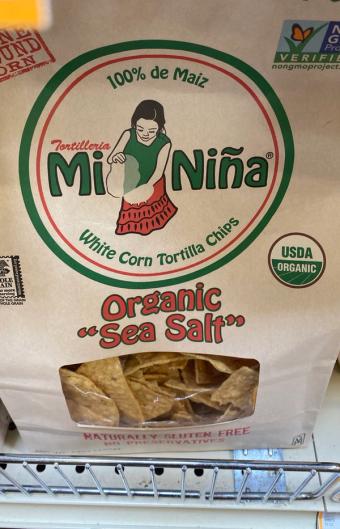 New England Tortilla, Llc, WHITE CORN TORTILLA CHIPS WITH SEA SALT, WHITE CORN, barcode: 0854401004132, has 0 potentially harmful, 1 questionable, and
    0 added sugar ingredients.