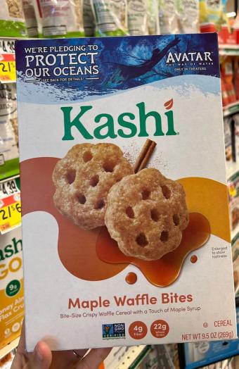 Kashi, Kashi Maple Waffle Crisp Cereal 9.5 oz, barcode: 0018627113515, has 1 potentially harmful, 3 questionable, and
    2 added sugar ingredients.