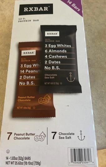Rx Bar, RX Bar Mixed Flavors, barcode: 0193908030818, has 0 potentially harmful, 1 questionable, and
    0 added sugar ingredients.