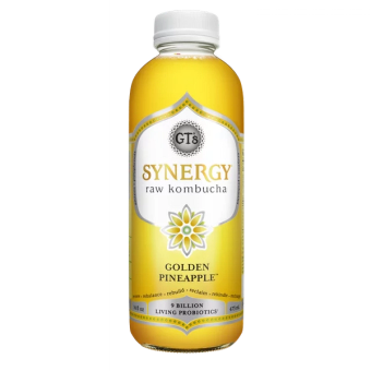 Gt's, GT's Synergy Golden Pineapple Kombucha, barcode: 0722430420165, has 0 potentially harmful, 0 questionable, and
    0 added sugar ingredients.