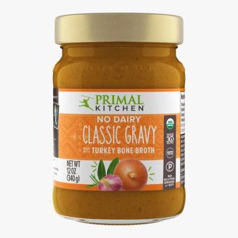 Primal Kitchen, Organic Classic Gravy Made With Turkey Bone Broth, barcode: 0840224600057, has 0 potentially harmful, 0 questionable, and
    1 added sugar ingredients.