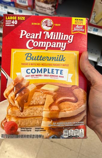 Pearl Milling Company, Pearl Milling Company Complete Buttermilk Pancake & Waffle Mix 32 oz, barcode: 0030000653005, has 2 potentially harmful, 6 questionable, and
    3 added sugar ingredients.
