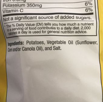 Lay's, Lay's Potato Chips 8 oz, barcode: 0028400199148, has 2 potentially harmful, 0 questionable, and
    0 added sugar ingredients.