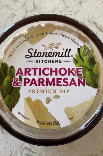 Reser's Fine Foods, Inc., ARTICHOKE & PARMESAN PREMIUM DIP, ARTICHOKE & PARMESAN, barcode: 0071117180336, has 2 potentially harmful, 3 questionable, and
    0 added sugar ingredients.