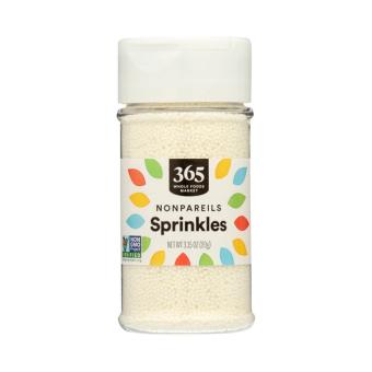 Whole Foods Market, Inc., NONPAREILS SPRINKLES, barcode: 0099482471088, has 0 potentially harmful, 2 questionable, and
    1 added sugar ingredients.