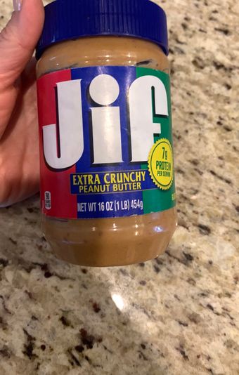 Jif, Jif Peanut Butter 16 oz, barcode: 0051500255377, has 1 potentially harmful, 1 questionable, and
    2 added sugar ingredients.