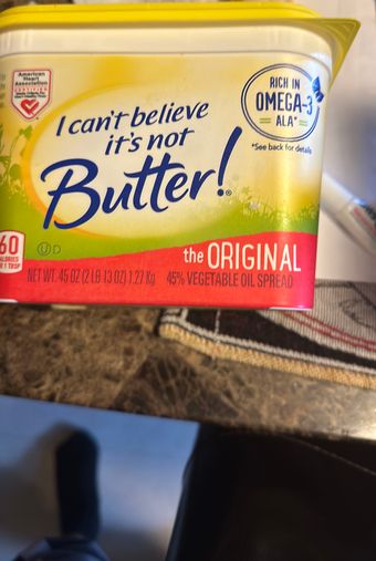 Upfield Us Inc, I CAN'T BELIEVE IT'S NOT BUTTER!, 45% VEGETABLE OIL SPREAD, ORIGINAL, ORIGINAL, barcode: 0040600224253, has 1 potentially harmful, 3 questionable, and
0 added sugar ingredients.