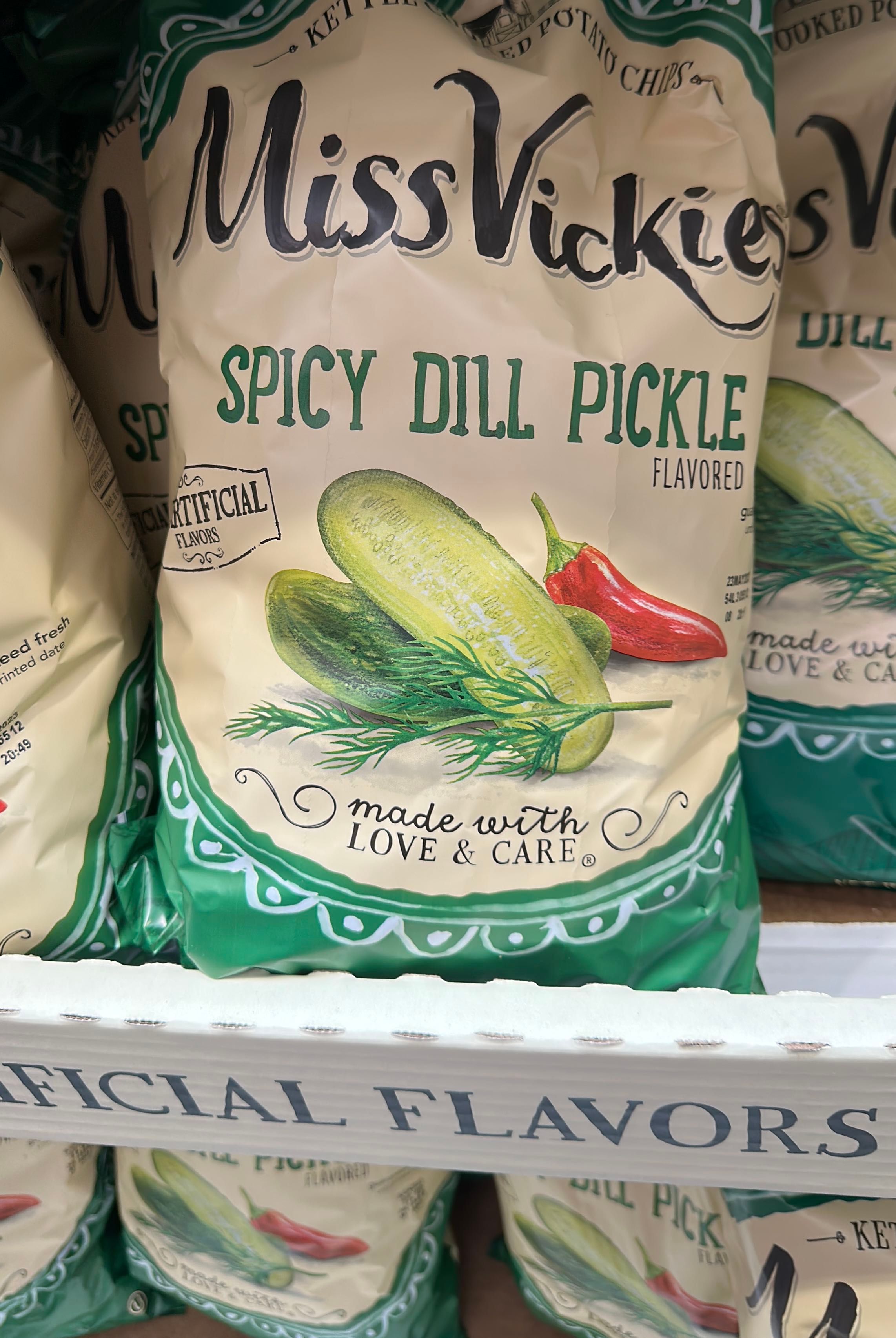 miss vickie's dill pickle chips