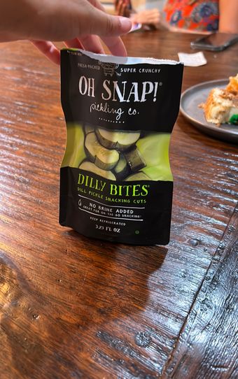 Glk Foods, Llc, DILLY BITES FRESH DILL PICKLE SNACKING CUTS, DILLY BITES, barcode: 0074329123382, has 1 potentially harmful, 2 questionable, and
    0 added sugar ingredients.
