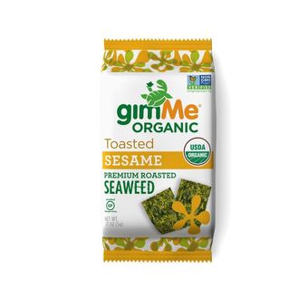 Gimme Health Foods, Inc., TOASTED SESAME ORGANIC PREMIUM ROASTED SEAWEED, TOASTED SESAME, barcode: 0851093004020, has 0 potentially harmful, 1 questionable, and
    0 added sugar ingredients.
