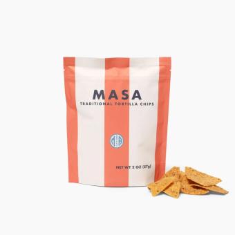 MASA, Traditional Tortilla Chips, barcode: 0860009133419, has 0 potentially harmful, 0 questionable, and
    0 added sugar ingredients.