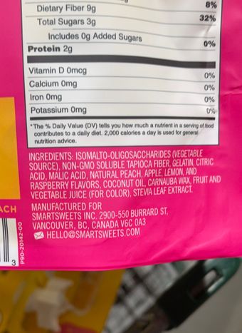 Garden Botanika, FRUITY GUMMY BEARS RASPBERRY, APPLE, LEMON, PEACH CANDY, FRUITY GUMMY BEARS, barcode: 0669809201423, has 1 potentially harmful, 3 questionable, and
    0 added sugar ingredients.