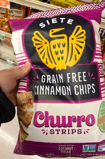 Siete, Siete Churro Strips 5 Oz, barcode: 0851769007997, has 0 potentially harmful, 0 questionable, and
    2 added sugar ingredients.
