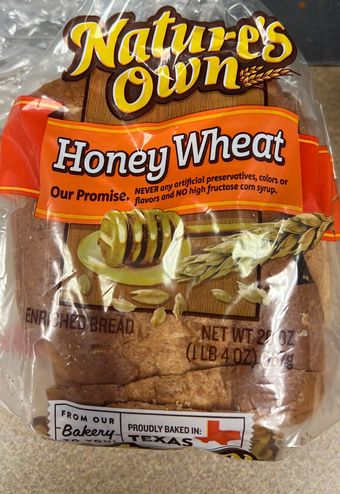 Flowers Foods, Inc., HONEY WHEAT ENRICHED BREAD, HONEY WHEAT, barcode: 0072250037068, has 2 potentially harmful, 4 questionable, and
    2 added sugar ingredients.