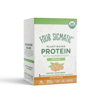 Four Sigmatic, DEFEND Plant-based Protein with Superfoods Peanut Butter with Immune Supporting Mushrooms & Adaptogens - Box, barcode: 0816897021970, has 0 potentially harmful, 0 questionable, and
    2 added sugar ingredients.
