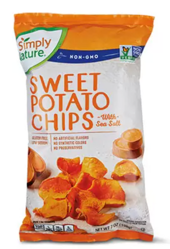 Simply Nature, Simply Nature Sweet Potato Chips, barcode: 4099100003864, has 1 potentially harmful, 0 questionable, and
    0 added sugar ingredients.