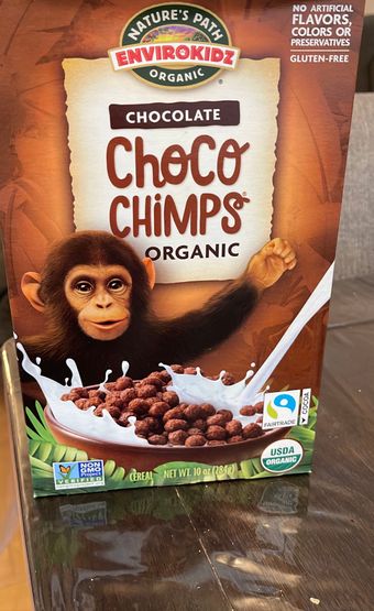 Nature's Path, Choco Chimps Organic Cereal, barcode: 0058449870241, has 0 potentially harmful, 0 questionable, and
    2 added sugar ingredients.